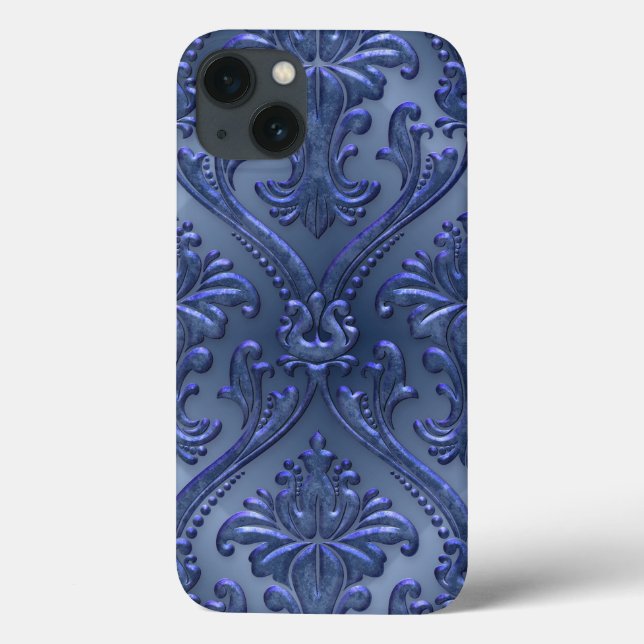 Abstract Vintage Aluminium Pattern Case-Mate iPhone Case (Back)
