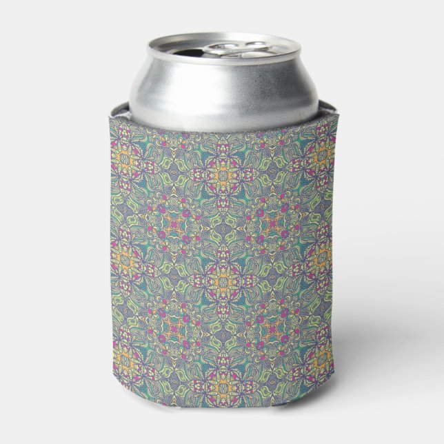 Abstract vintage background can cooler (Can Front)