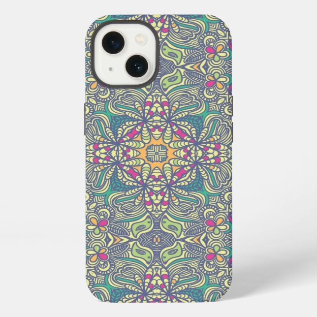 Abstract vintage background iPhone case (Back)