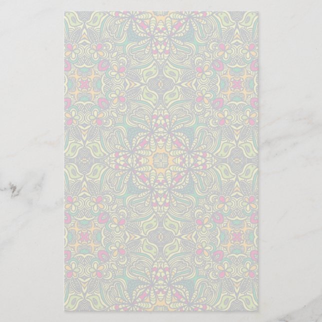 Abstract vintage background stationery (Front)