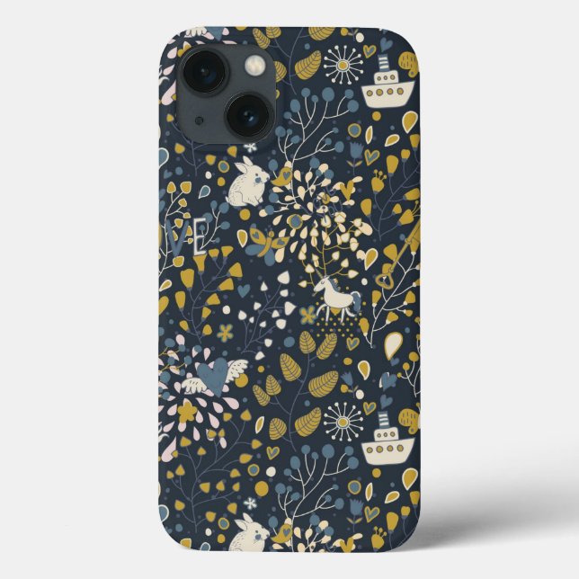 Abstract vintage pattern Case-Mate iPhone case (Back)