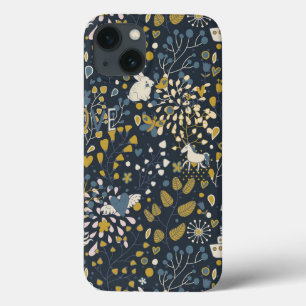 Abstract vintage pattern iPhone 13 case