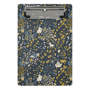 Abstract vintage pattern mini clipboard