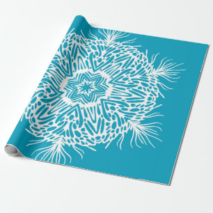 Abstract vintage pattern of creative snowflake. Is Wrapping Paper