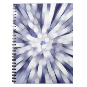 abstract violet background. fractal explosion star notebook