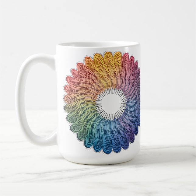 Abstract vivid mug (Left)
