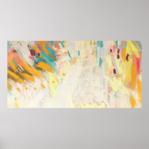 Abstract vivid pencil texture. Pastel textured bac Poster