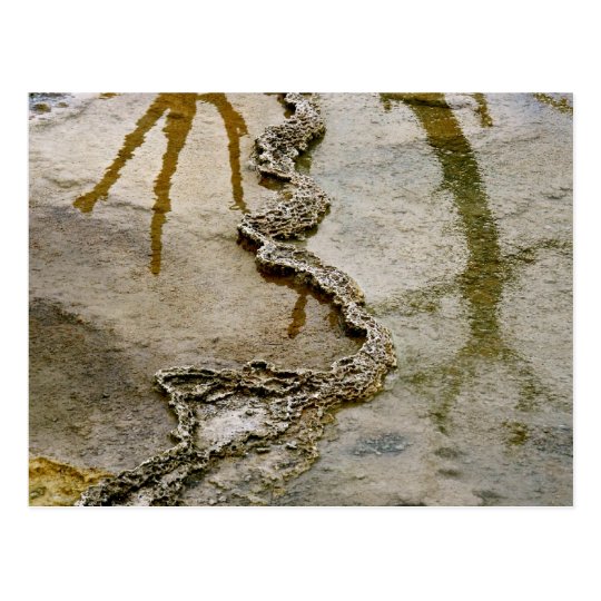 ABSTRACT VOLCANIC DEPOSITS AND MINERALS POSTCARD