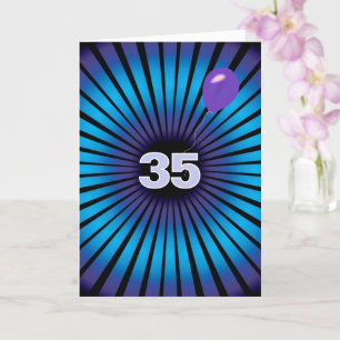 Abstract Vortex For 35th Birthday Card