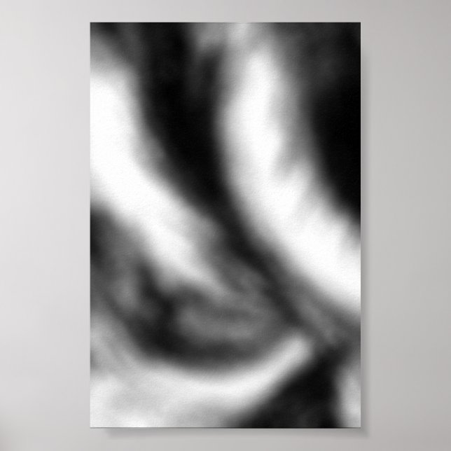 Abstract Wall Art Black and White (Front)