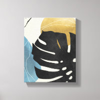 Abstract Wall Art Palm Leaf Minimalist Geometric