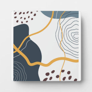 Abstract wall art plaque