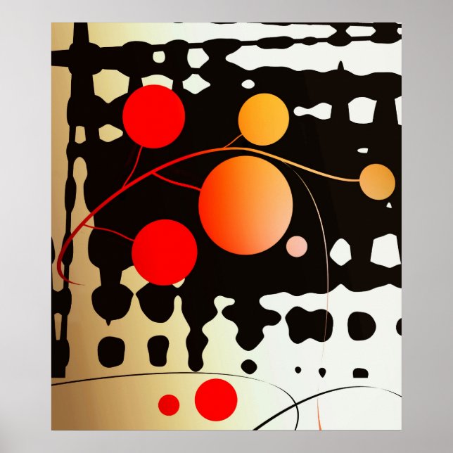 abstract wall poster (Front)