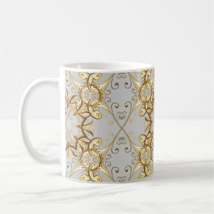 Abstract wallpaper, wrapping decoration. Vintage g Coffee Mug