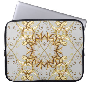 Abstract wallpaper, wrapping decoration. Vintage g Laptop Sleeve