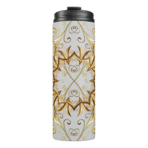 Abstract wallpaper, wrapping decoration. Vintage g Thermal Tumbler