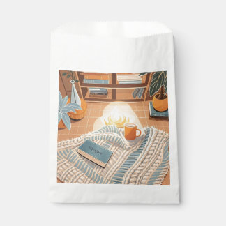 Abstract warm cosy Boho style Favour Bags