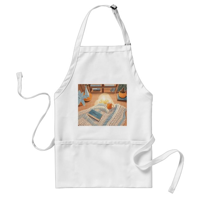Abstract warm cosy Boho style Standard Apron (Front)