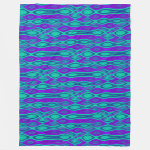 Abstract Water seamless pattern II + your ideas Fleece Blanket