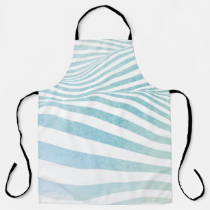 Abstract water texture made by hand painted waterc apron