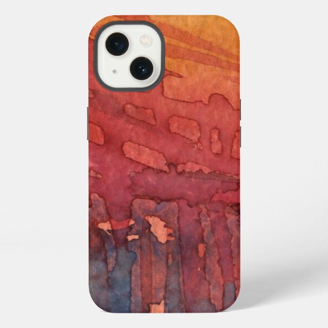 Abstract watercolor 3 iPhone case (Back)