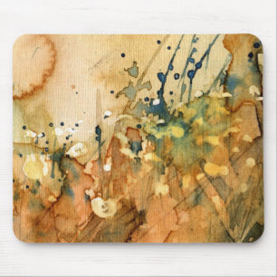 Abstract watercolor and old background mouse mat