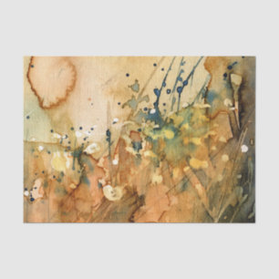 Abstract watercolor and old background tissue paper