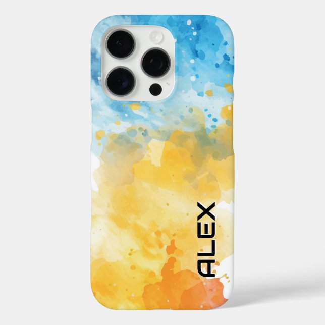 Abstract Watercolor Art Case-Mate iPhone Case (Back)