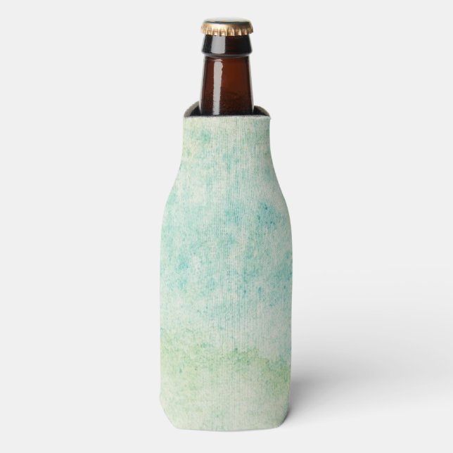 Abstract  watercolor background bottle cooler (Bottle Front)