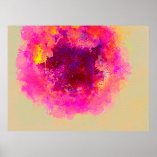Abstract watercolor background. Colorful texture.  Poster