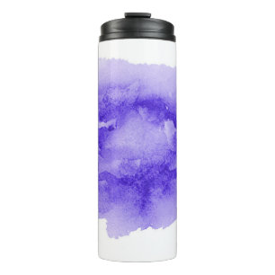Abstract watercolor background image with a liquid thermal tumbler