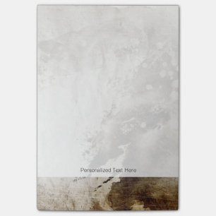 Abstract watercolor background on grunge paper post-it notes