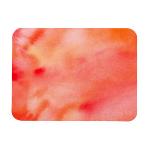Abstract Watercolor Background - Orange Magnet