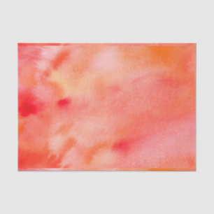 Abstract Watercolor Background - Orange Tissue Paper