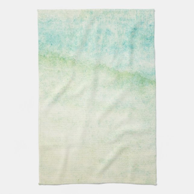 Abstract  watercolor background tea towel (Vertical)