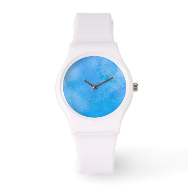Abstract Watercolor Background Watch (Front)