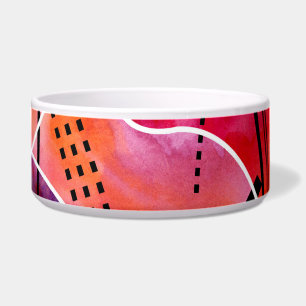 Abstract Watercolor Black White Pattern