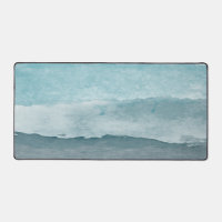Abstract watercolor blue sea