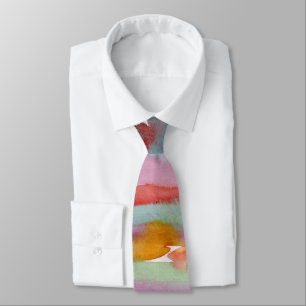 Abstract Watercolor Brushstroke Tie