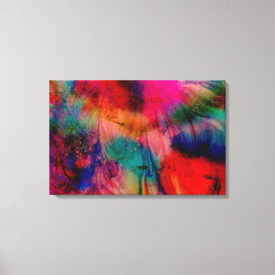 Abstract Watercolor Canvas Print