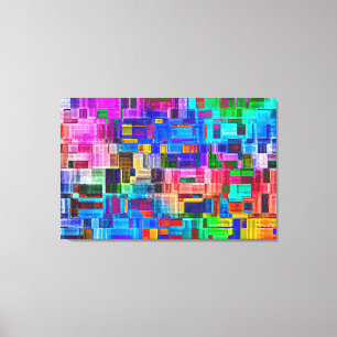 Abstract Watercolor Canvas Print
