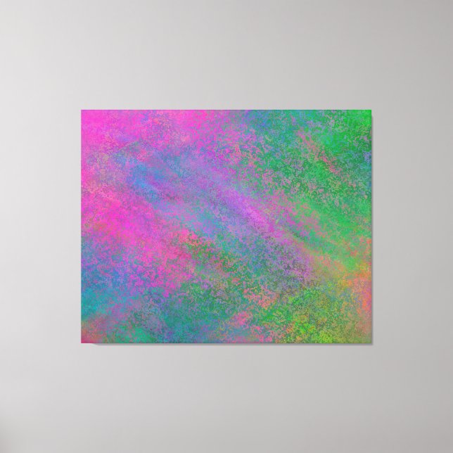 Abstract Watercolor Canvas Print (Front)