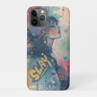 Abstract Watercolor iPhone 11 Pro Case