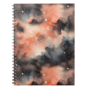 Abstract Watercolor Celestial Symphony Notebook