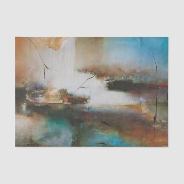 Abstract Watercolor Clouds - Tissue Paper (Front)