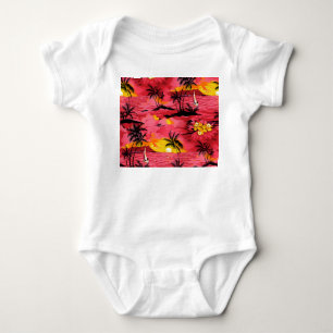 Abstract Watercolor: Creative Print Design. Baby Bodysuit