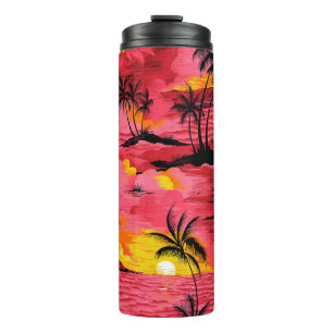 Abstract Watercolor: Creative Print Design. Thermal Tumbler