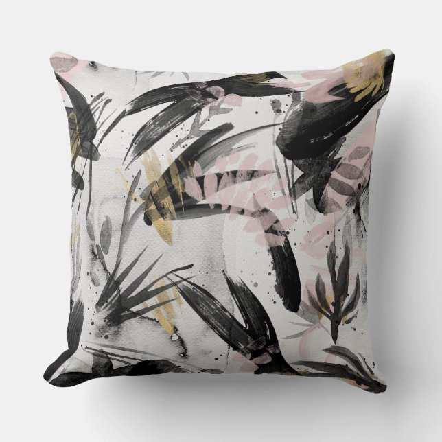 Abstract Watercolor  Cushion (Front)