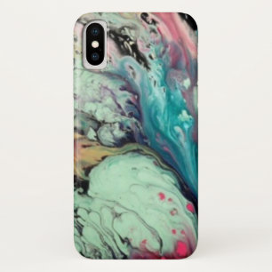 Abstract Watercolor Design iPhone X Case