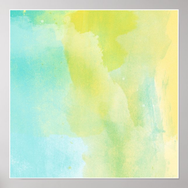 abstract watercolor design poster (Front)